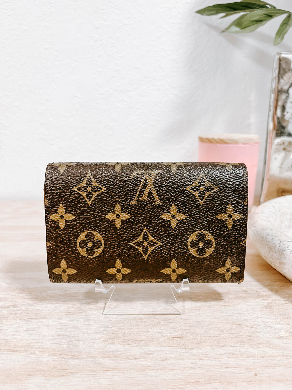 Pre-Owned LV Monogram Porte Monnaie Tresor Wallet
