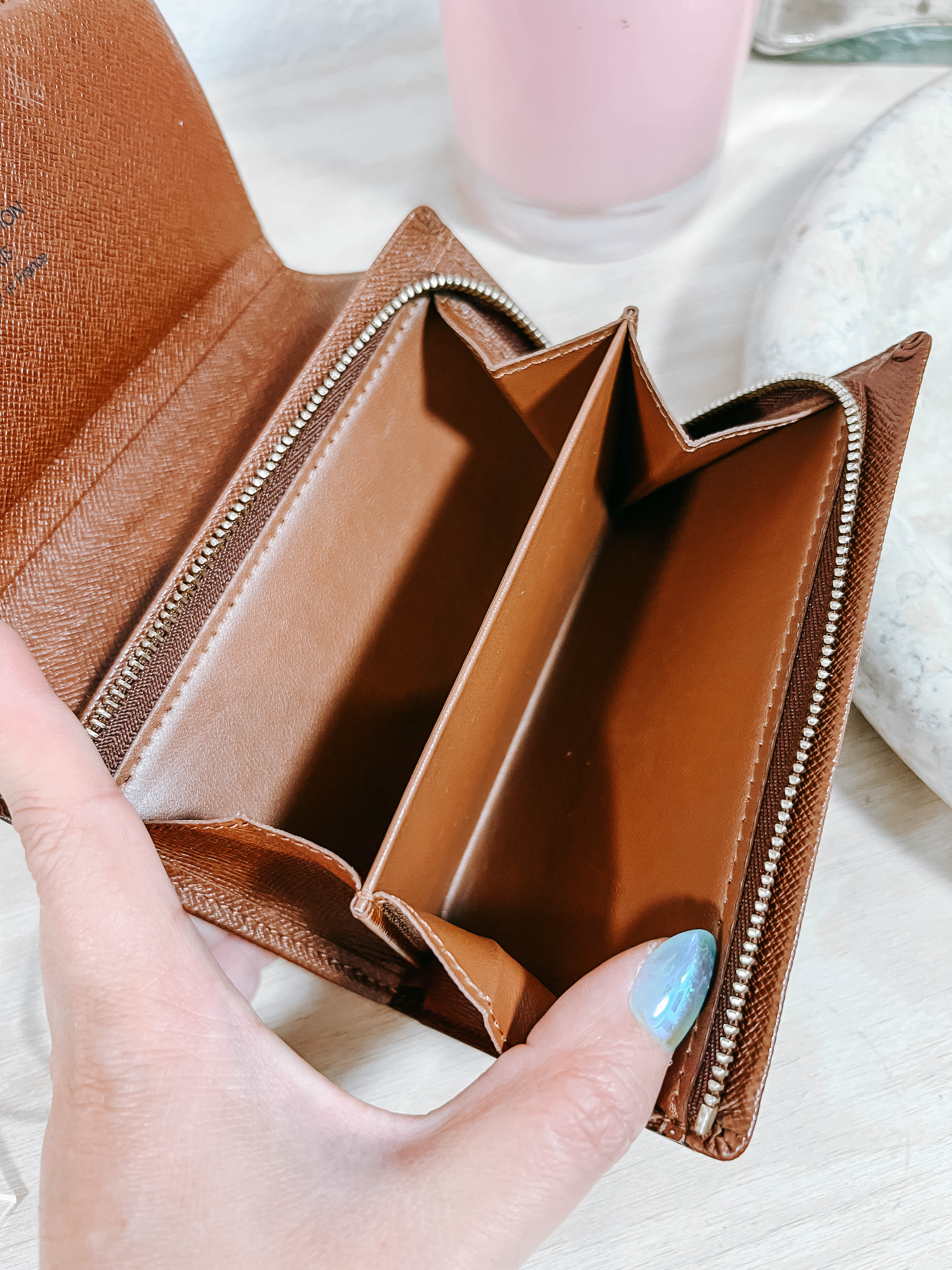 Pre-Owned LV Monogram Porte Monnaie Tresor Wallet