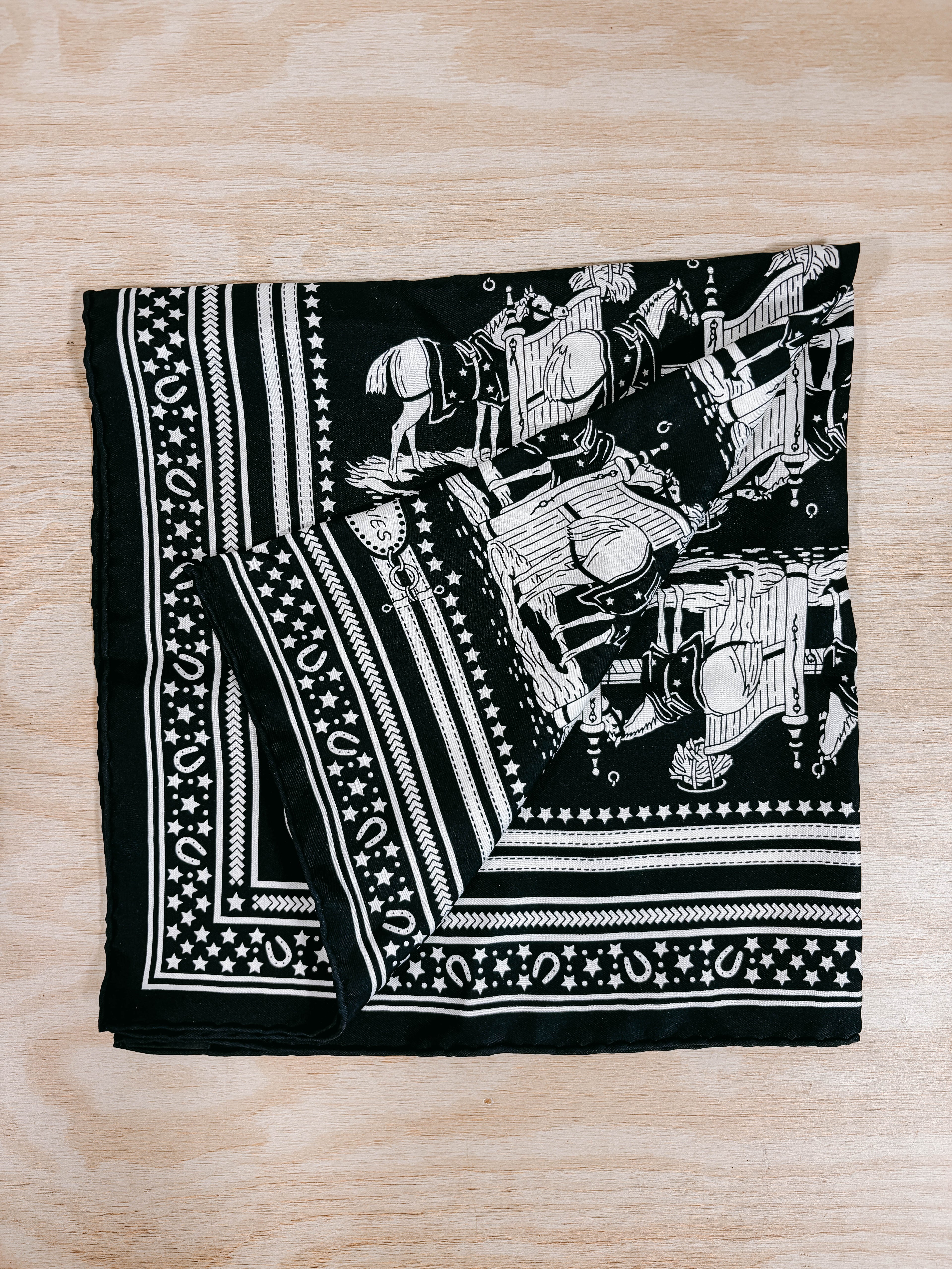 Pre-Owned Hermes Silk Square Scarf *Final Sale*