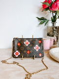 Pre-Owned LV Monogram Blooming Flowers Double Zip Pochette