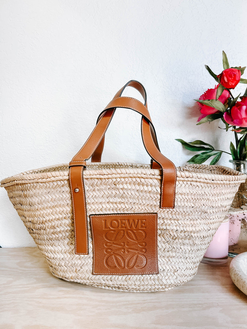 Pre-Owned Loewe Anagram Square Basket Tote *Final Sale*