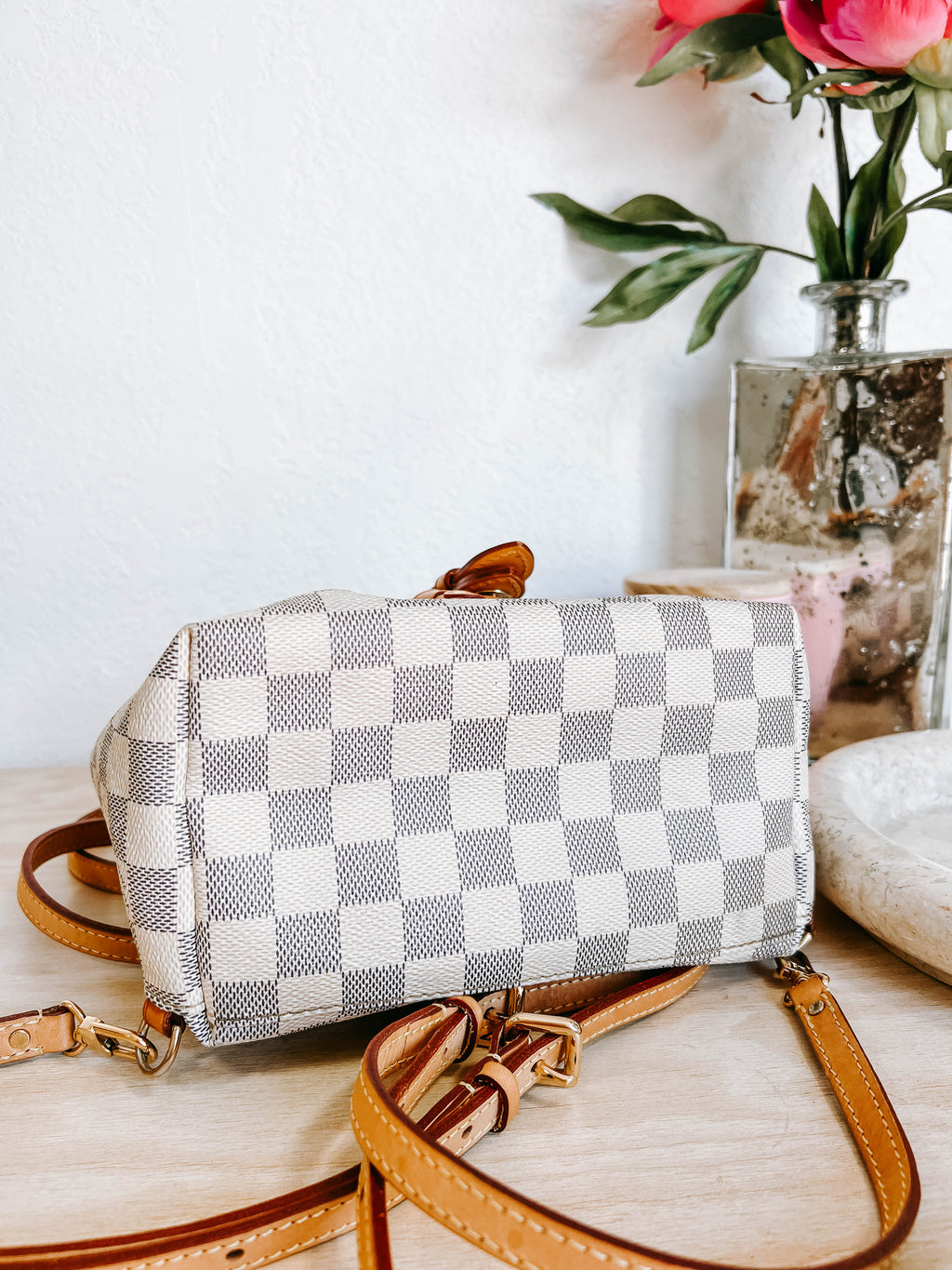 Pre-Owned LV Damier Azur Sperone BB Backpack