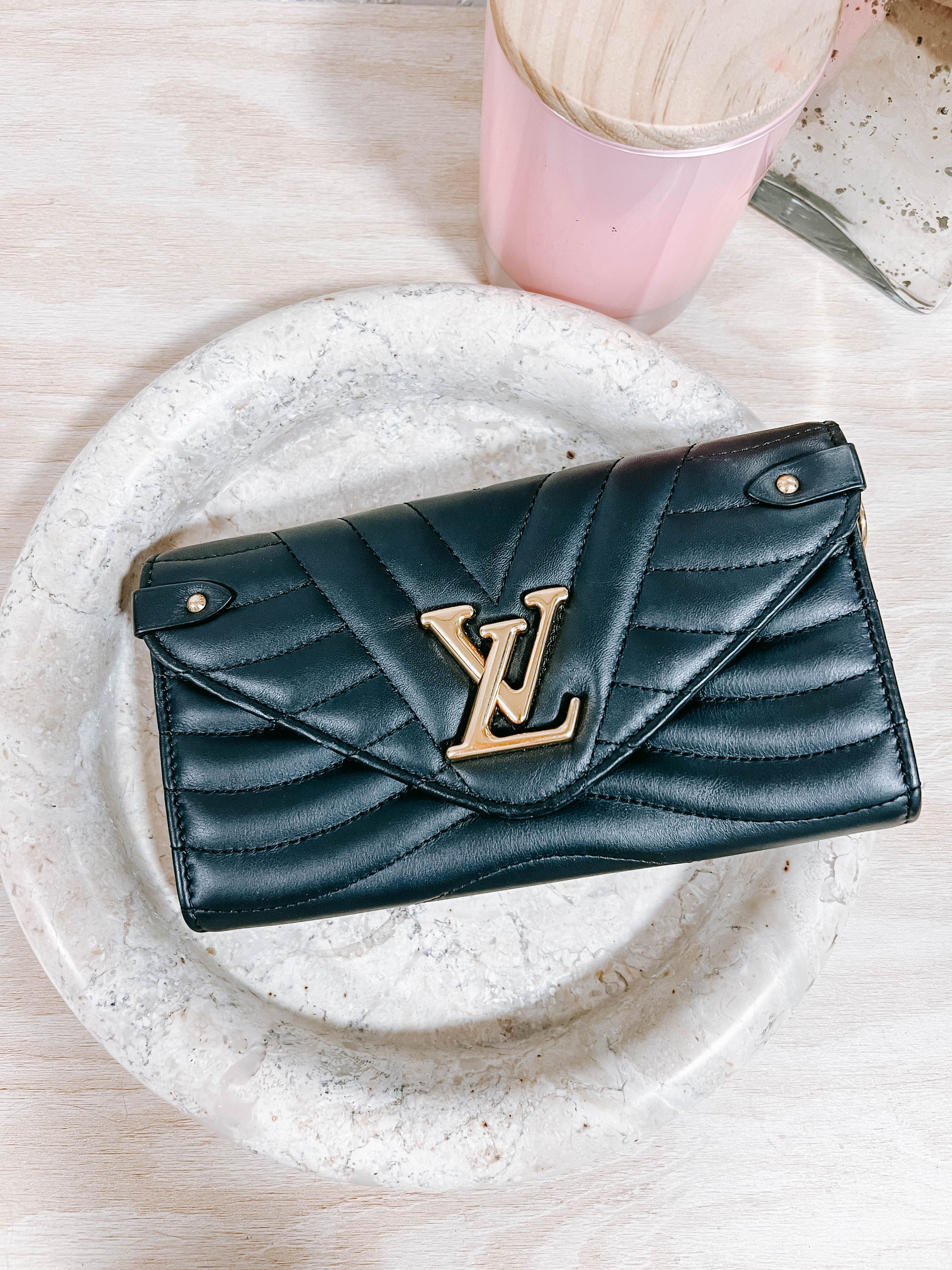 Pre-Owned LV New Wave Long Wallet