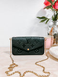 Pre-Owned LV Monogram Empreinte Wild at Heart Pochette Felicie