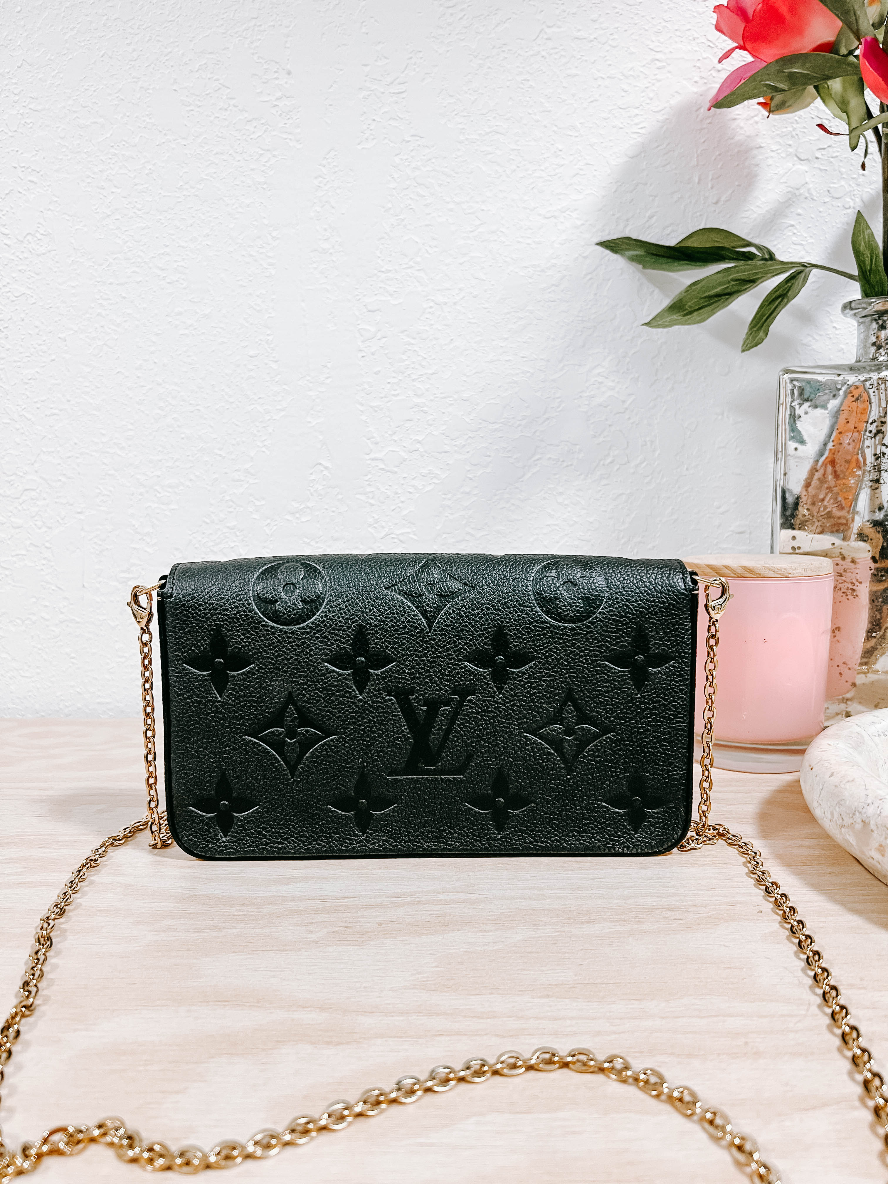 Pre-Owned LV Monogram Empreinte Wild at Heart Pochette Felicie