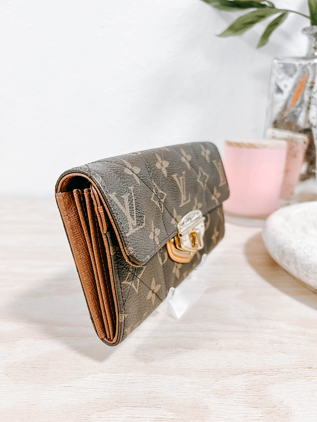 Pre-Owned Louis Vuitton Monogram Etoile Portefeuille Sarah Wallet