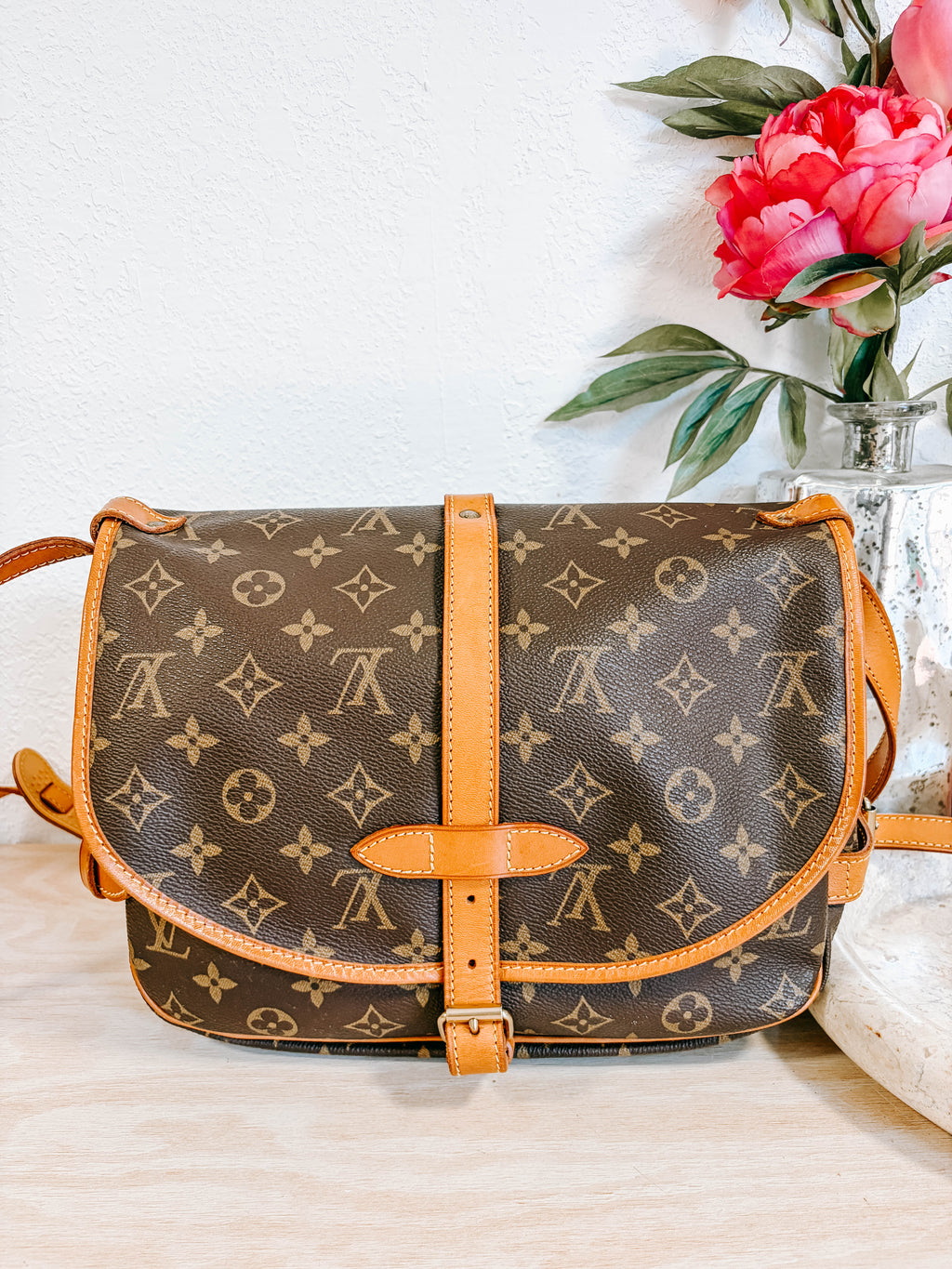 Pre-Owned Louis Vuitton Monogram Saumur 30 Crossbody Bag *Final Sale*