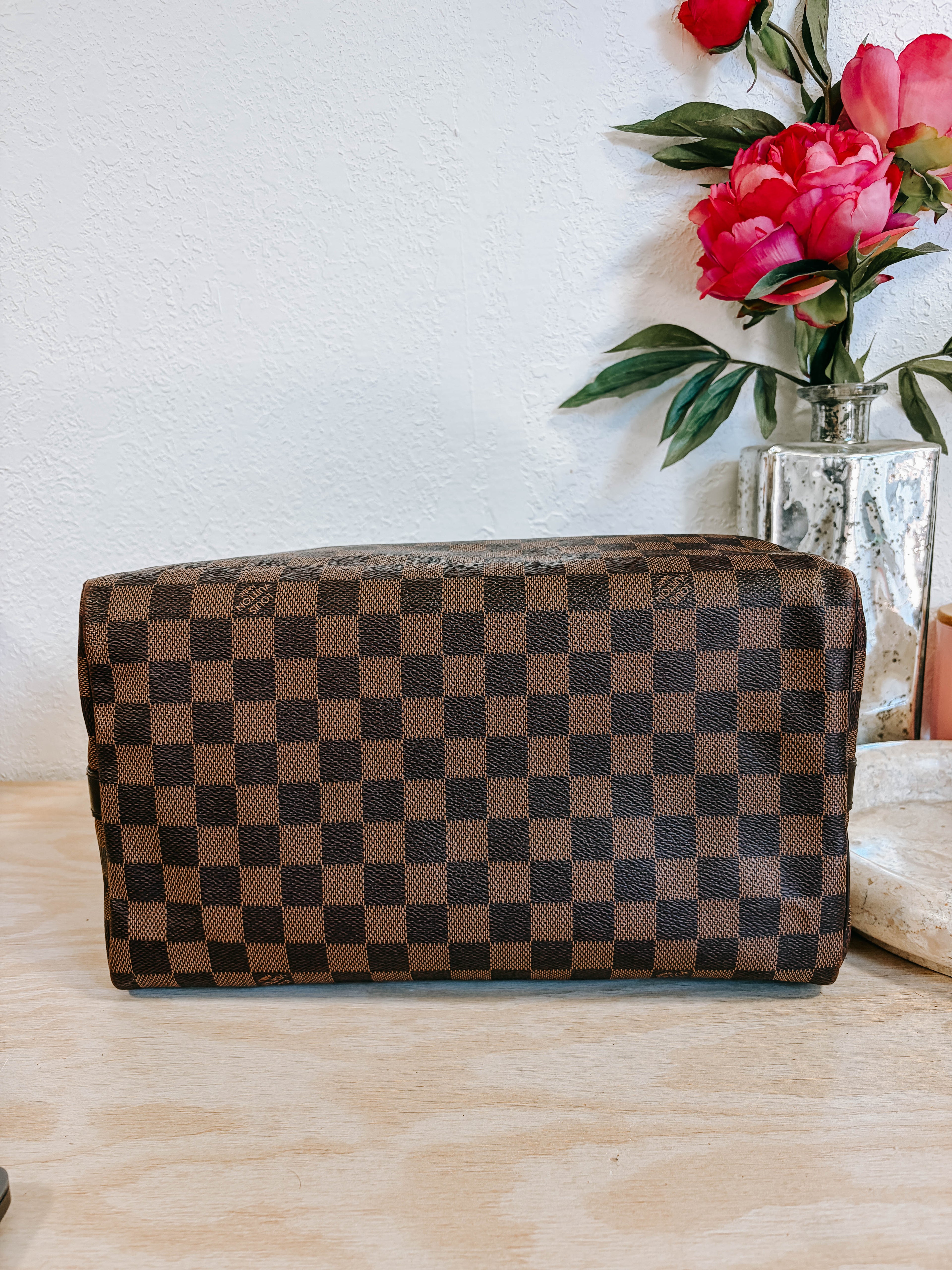 Pre-Owned Louis Vuitton Damier Ebene Speedy 30 Bandouliere *Final Sale*