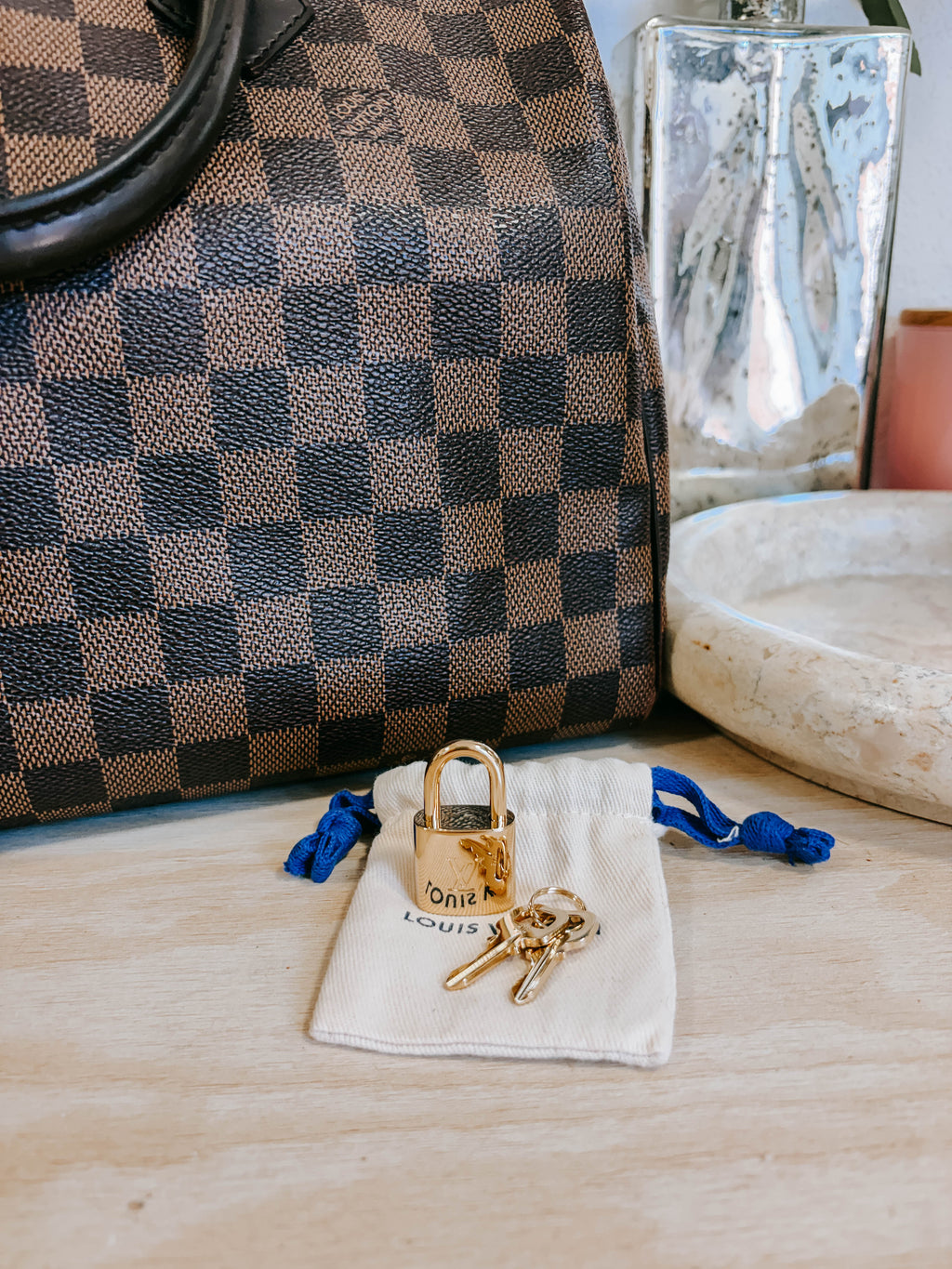Pre-Owned Louis Vuitton Damier Ebene Speedy 30 Bandouliere *Final Sale*