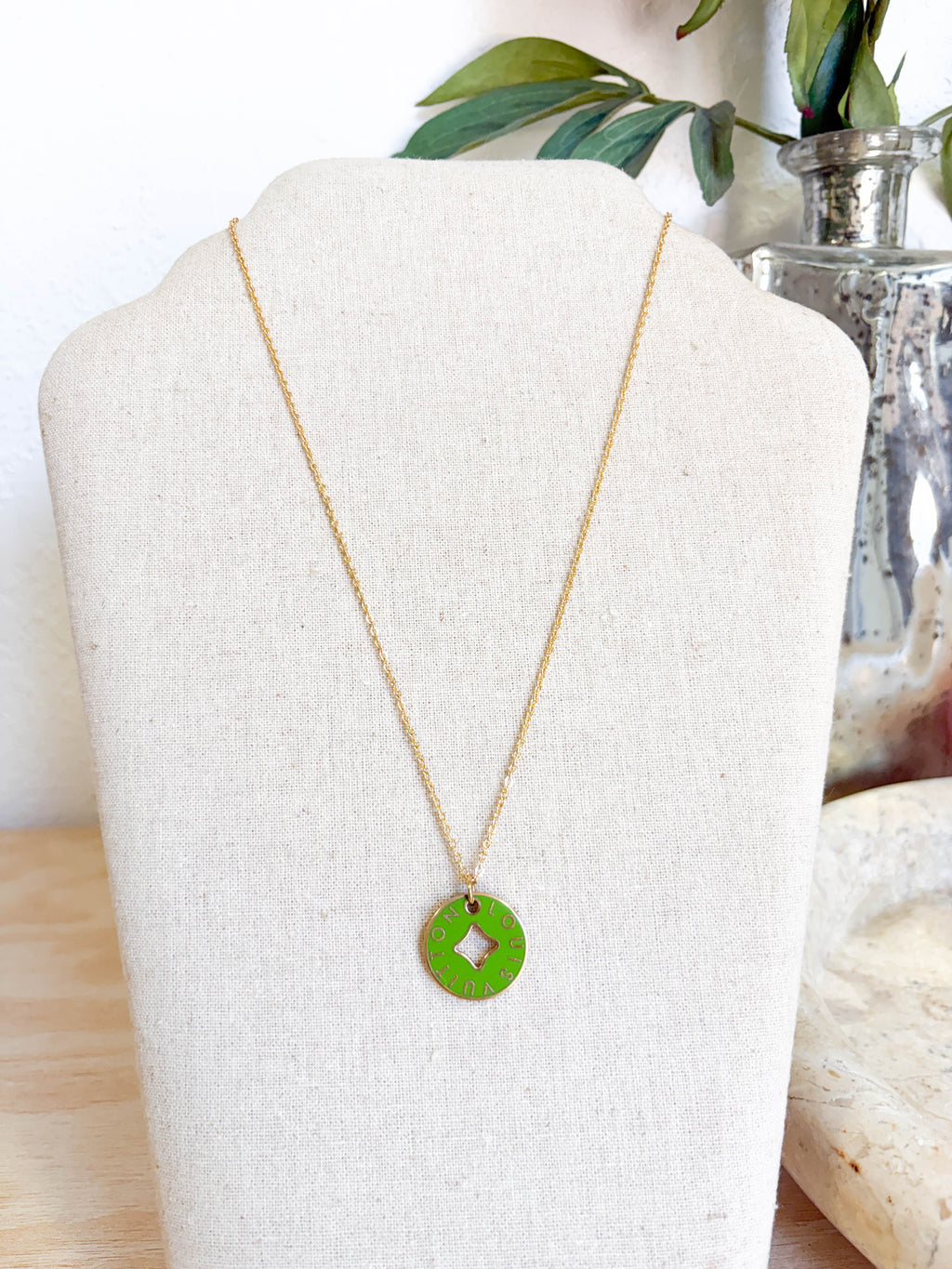 Upcycled Louis Vuitton Reversible Charm Necklaces *Final Sale*