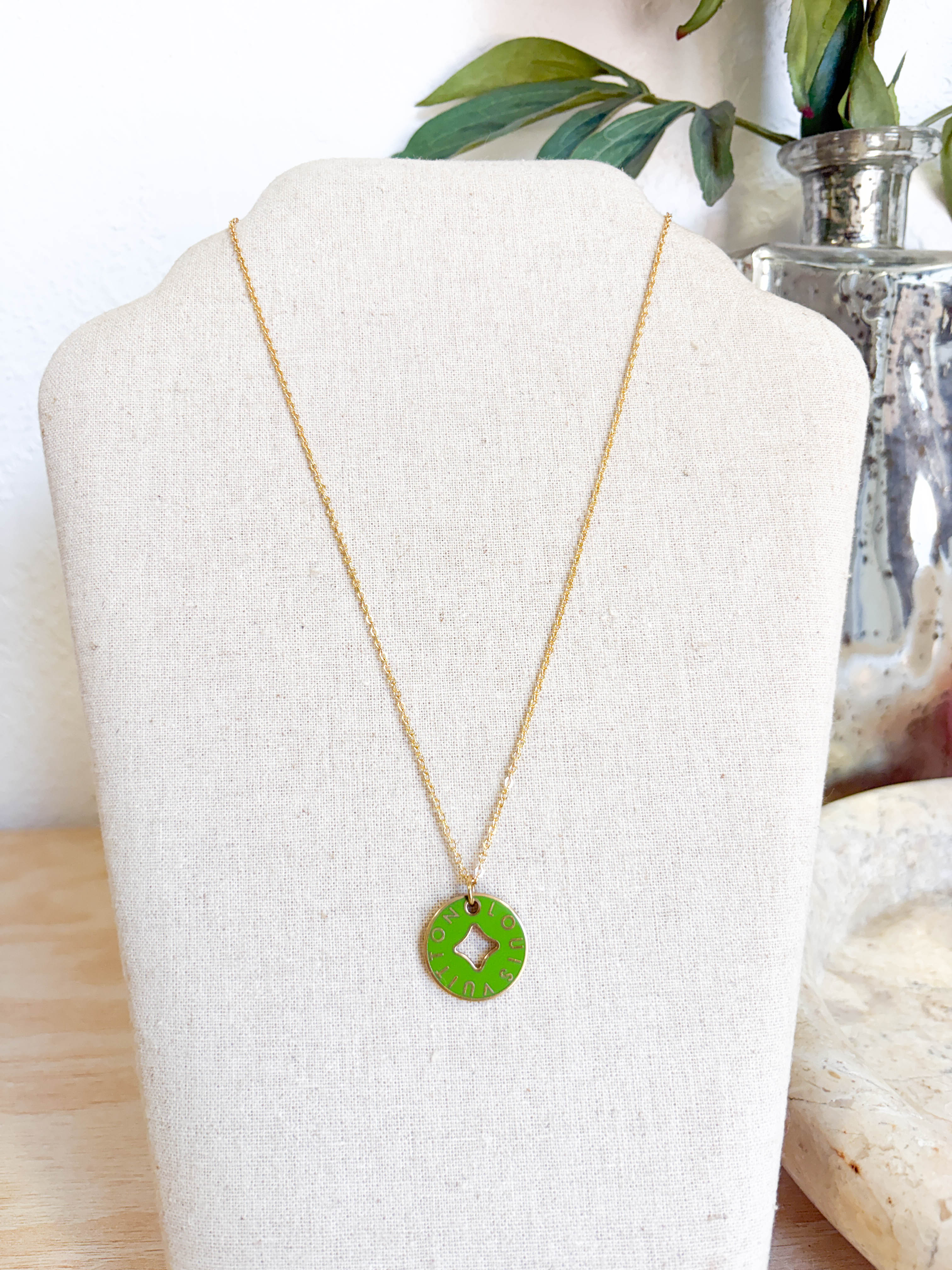 Upcycled Louis Vuitton Reversible Charm Necklaces *Final Sale*