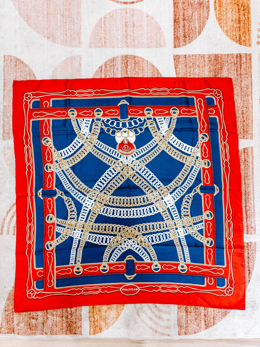 Pre-Owned Hermes Carre 90 Maillons Scarf *Final Sale*