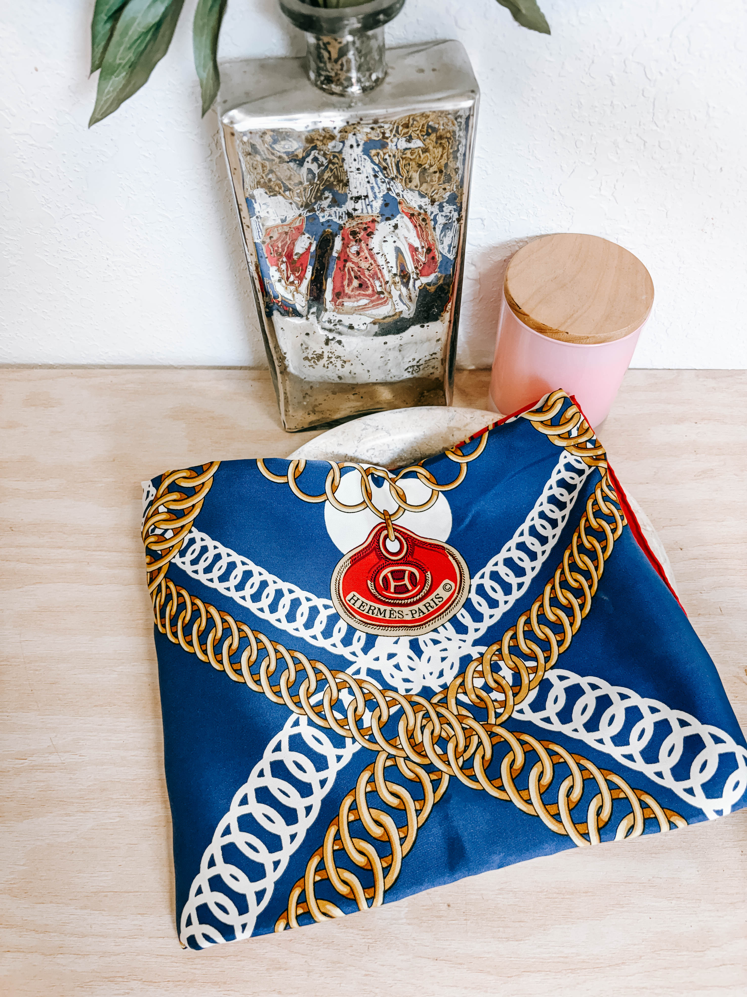 Pre-Owned Hermes Carre 90 Maillons Scarf *Final Sale*