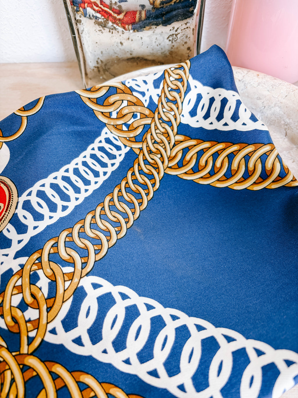 Pre-Owned Hermes Carre 90 Maillons Scarf *Final Sale*