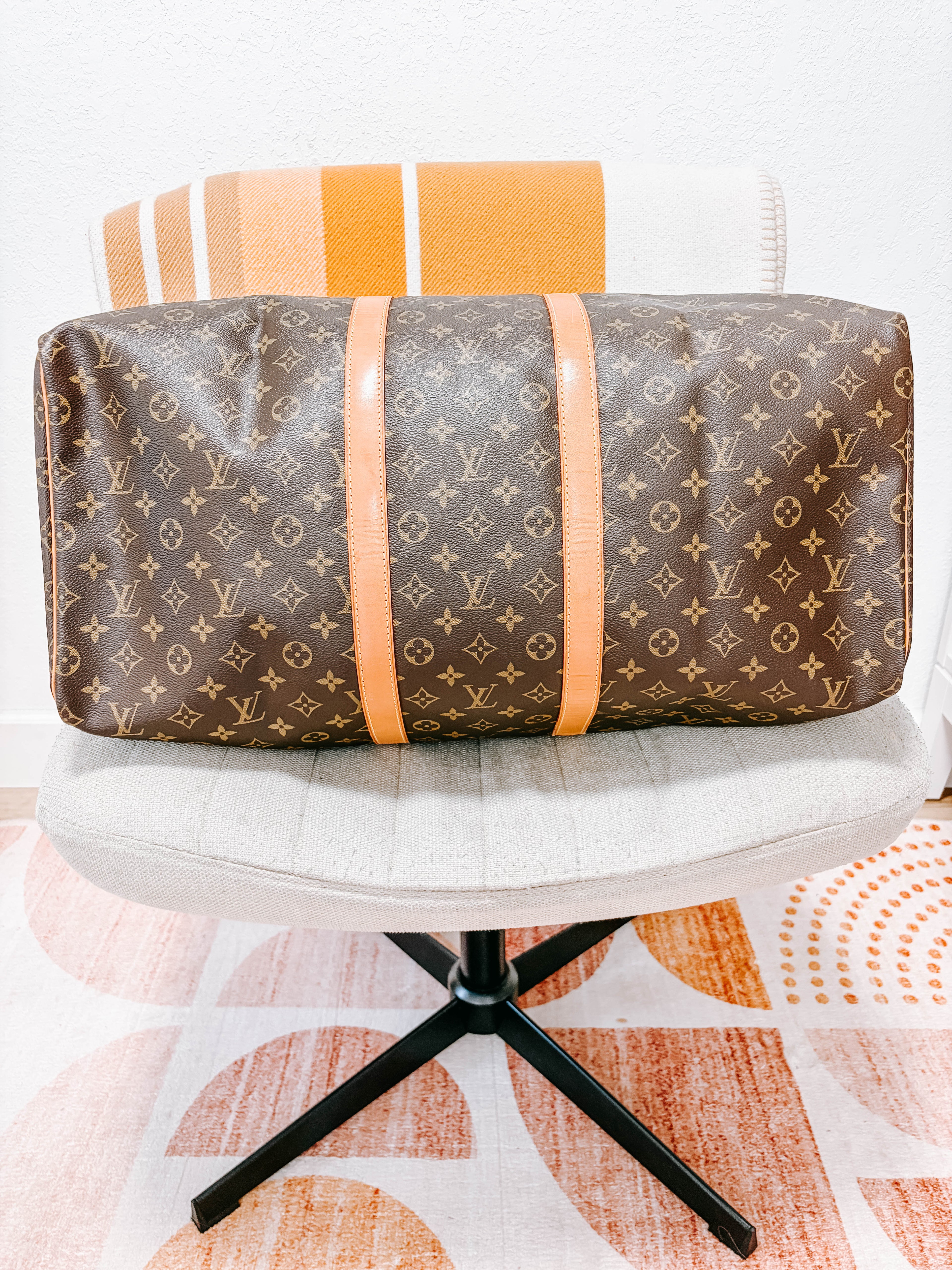 Pre-Owned Louis Vuitton Monogram Keepall 55 *Final Sale*