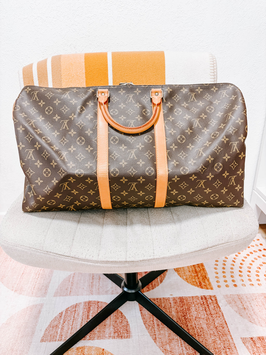 Pre-Owned Louis Vuitton Monogram Keepall 55 *Final Sale*