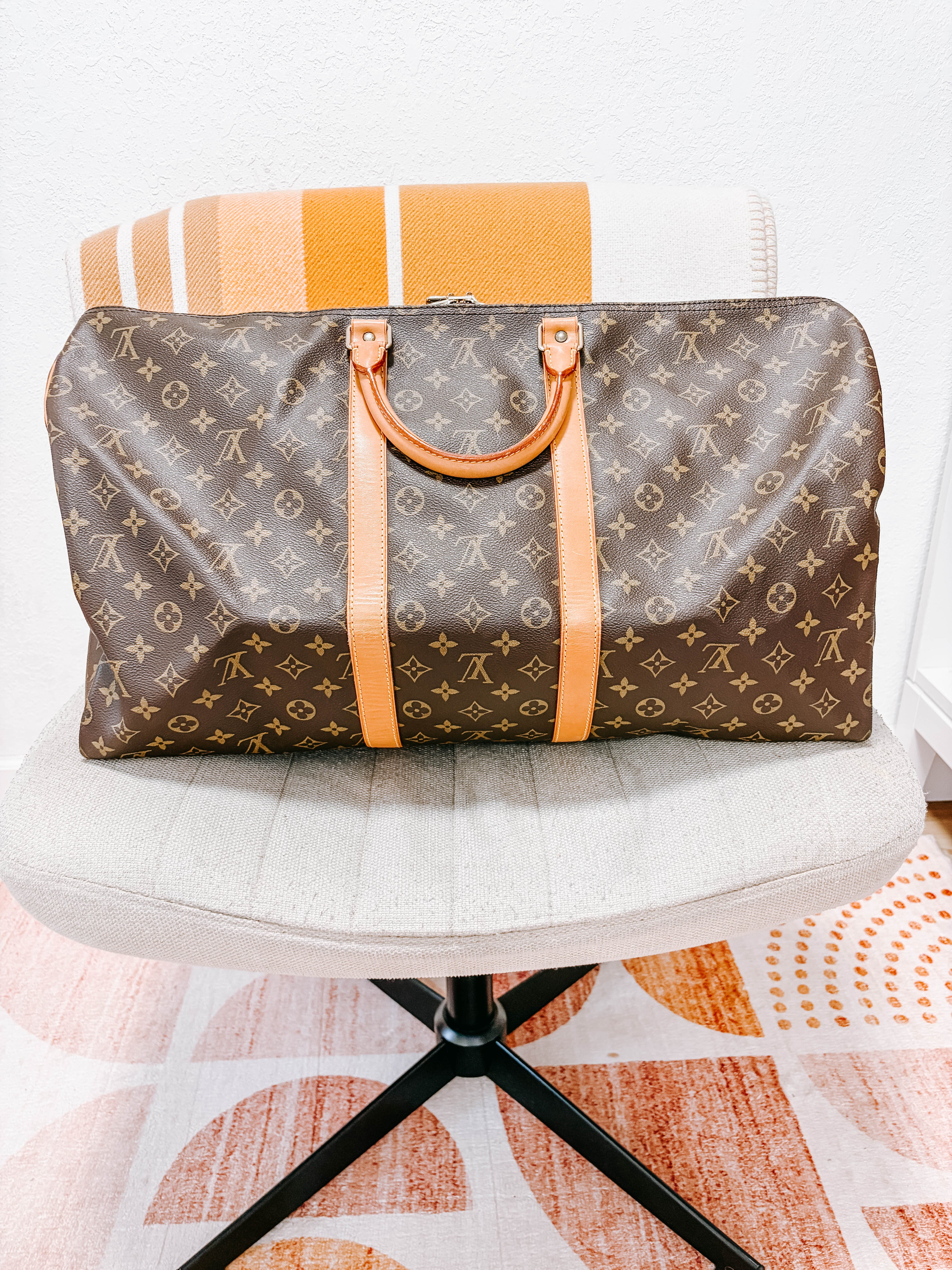 Pre-Owned Louis Vuitton Monogram Keepall 55 *Final Sale*