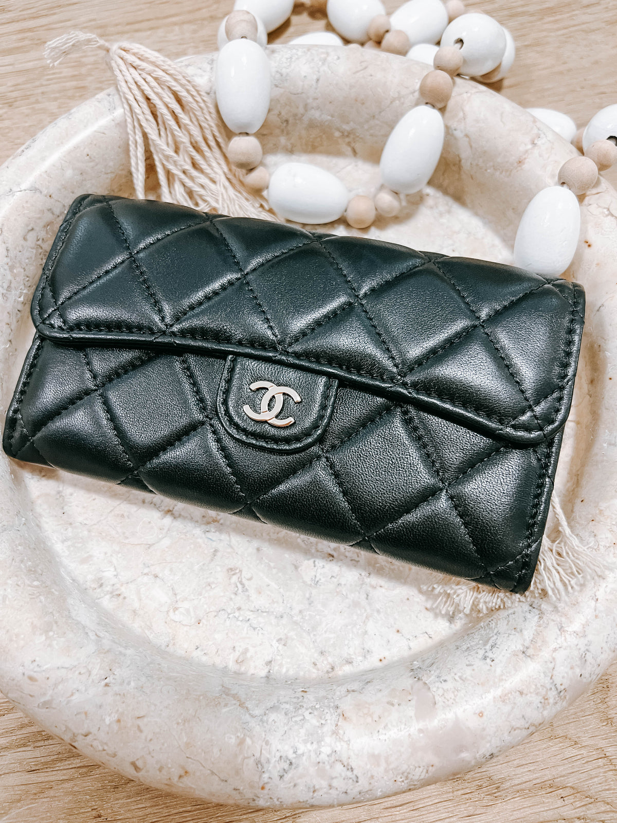 Chanel Quilted Flap Wallet