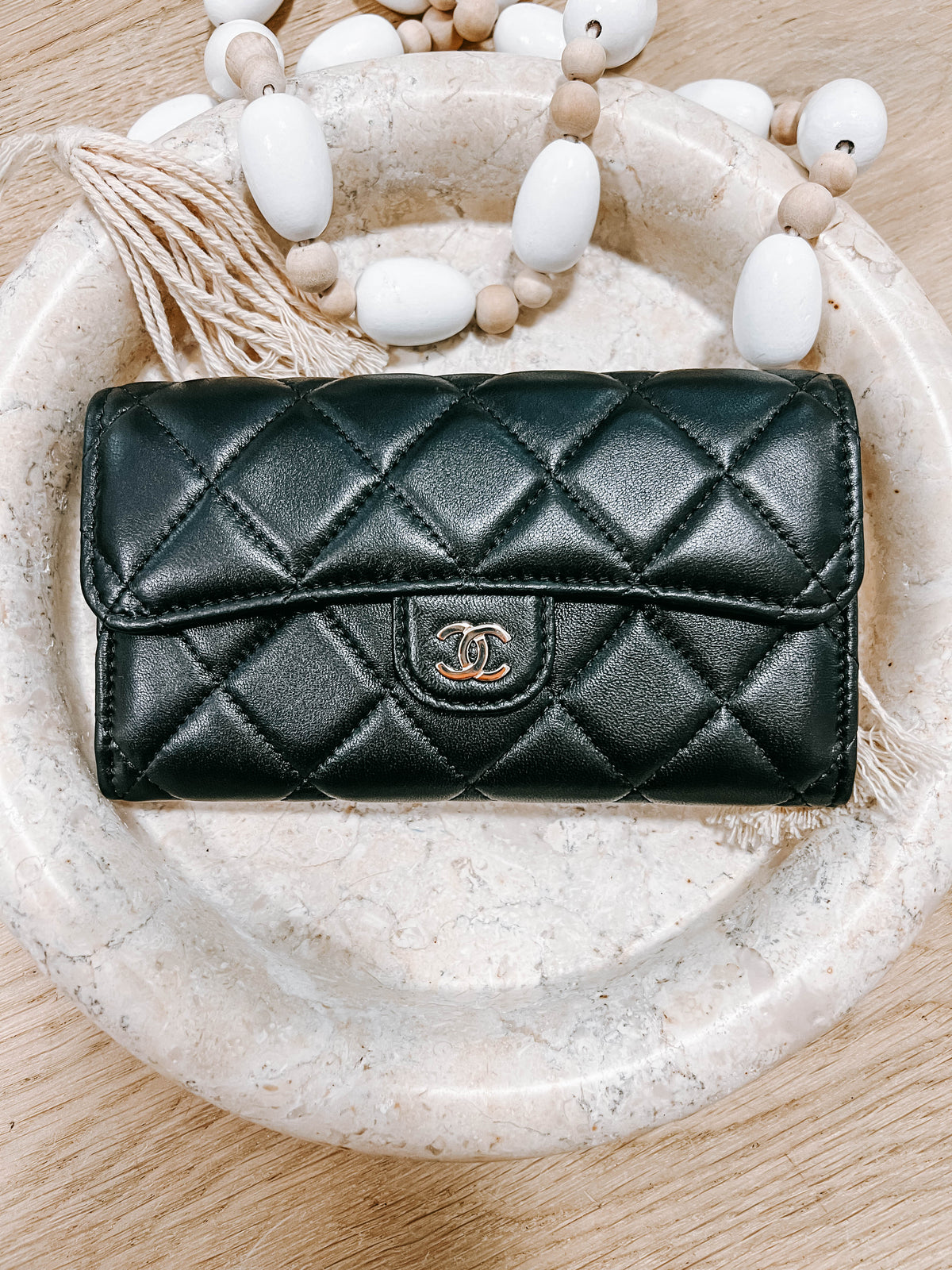 Chanel Quilted Flap Wallet