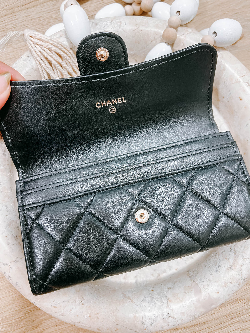 Chanel Quilted Flap Wallet
