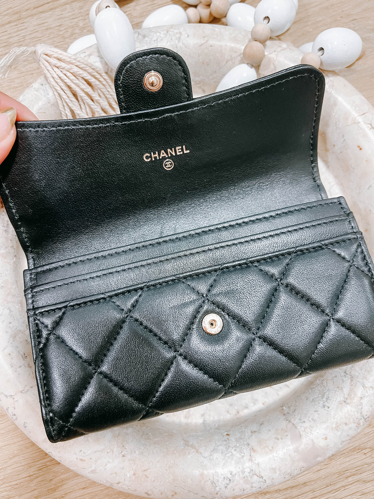 Chanel Quilted Flap Wallet