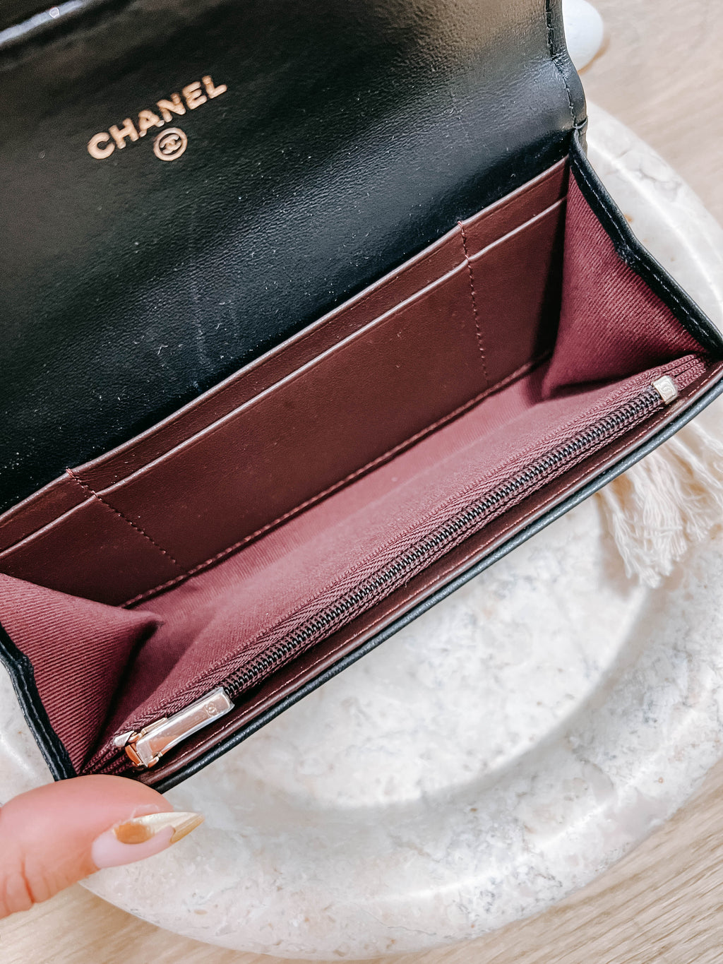 Chanel Quilted Flap Wallet
