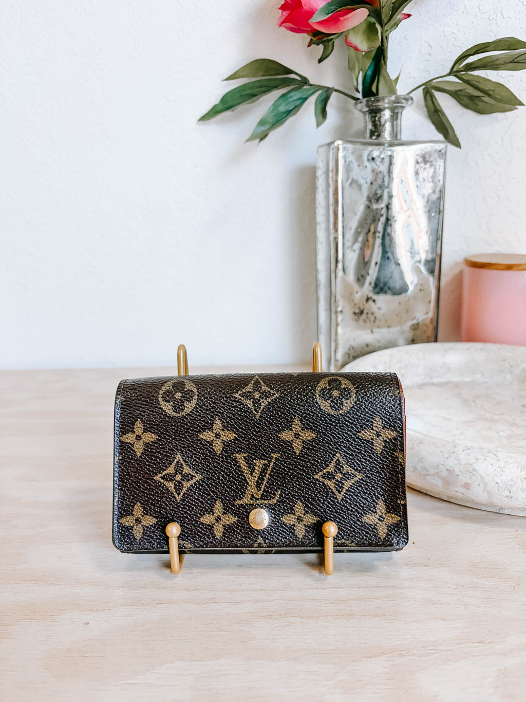 Pre-Owned Louis Vuitton Monogram Porte Tresor Compact Wallet