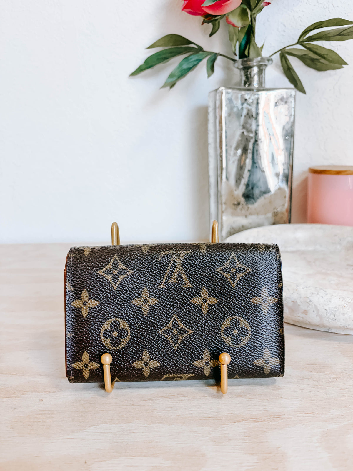 Pre-Owned Louis Vuitton Monogram Porte Tresor Compact Wallet