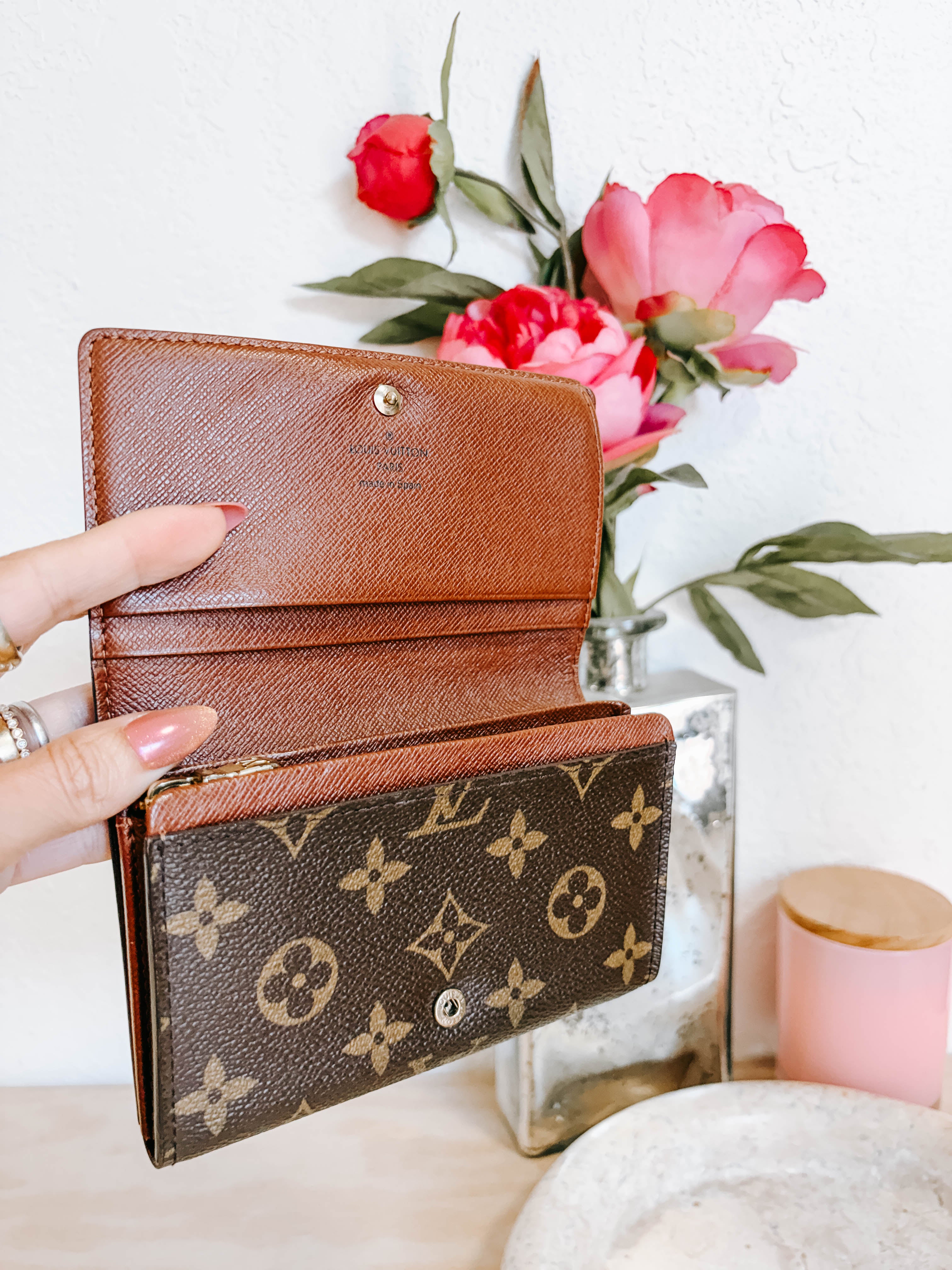 Pre-Owned Louis Vuitton Monogram Porte Tresor Compact Wallet