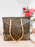 Pre-Owned Louis Vuitton Monogram Cabas Mezzo GM Bag