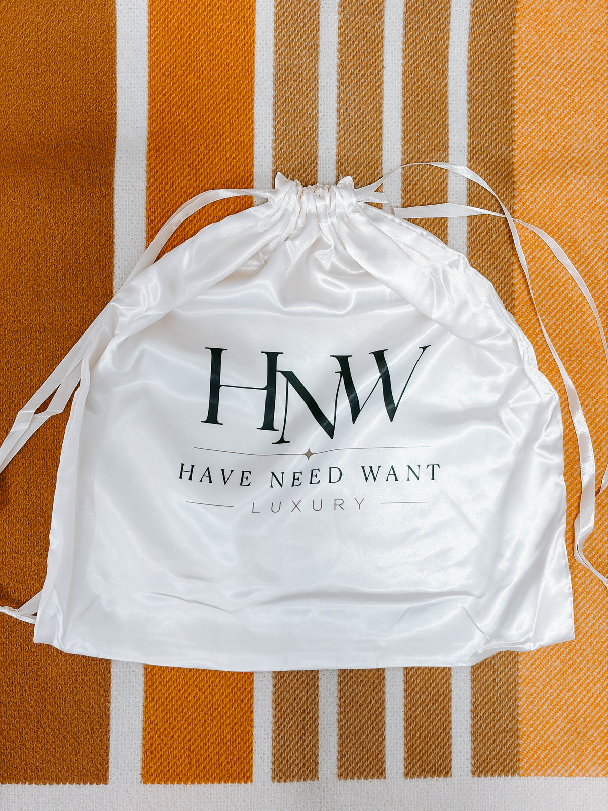 Have Need Want Luxury™ Branded Satin Dust Bags