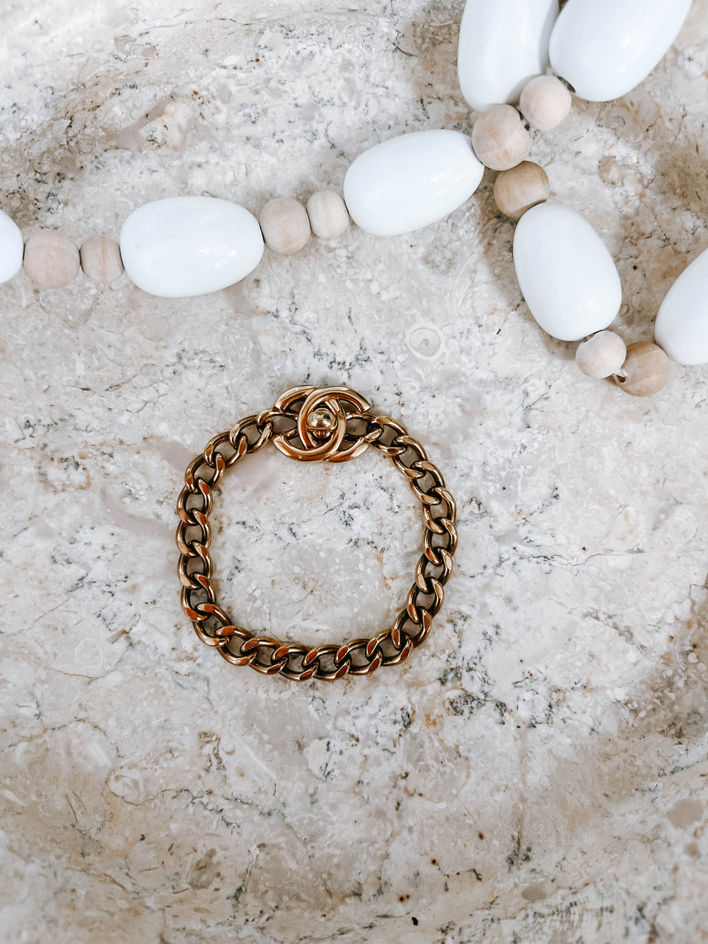 1996 Chanel CC Turnlock Bracelet 17.5cm