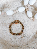 1996 Chanel CC Turnlock Bracelet 17.5cm