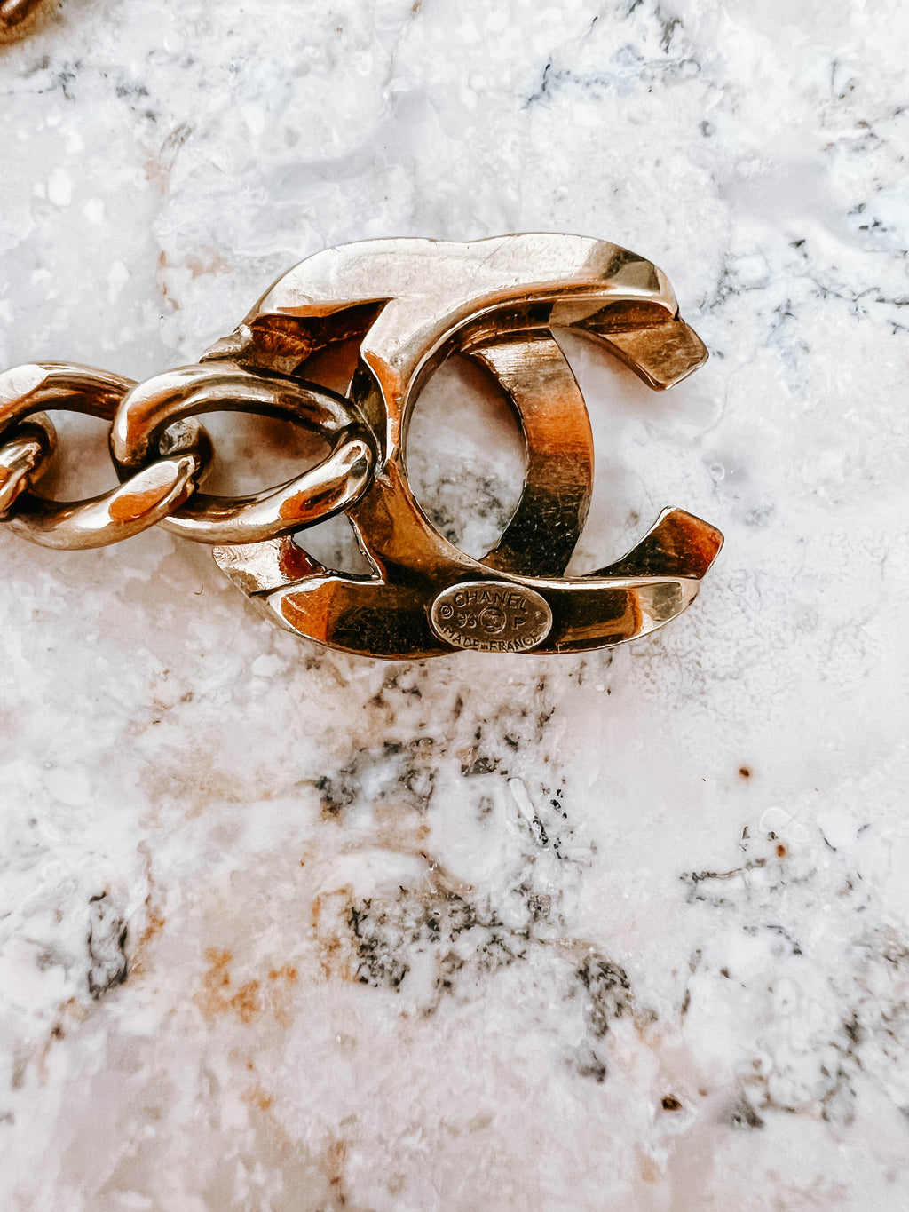 1996 Chanel CC Turnlock Bracelet 17.5cm
