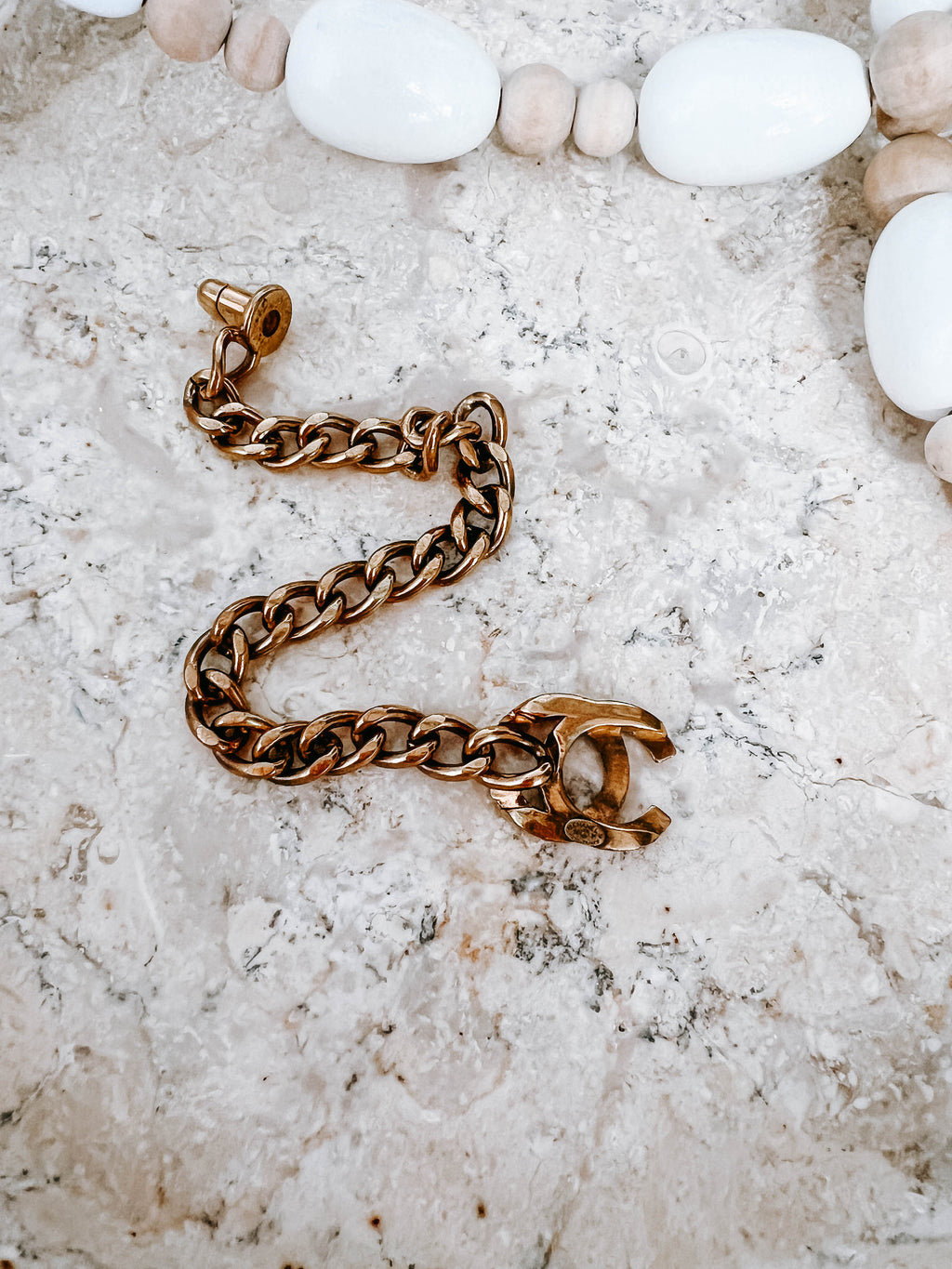 1996 Chanel CC Turnlock Bracelet 17.5cm