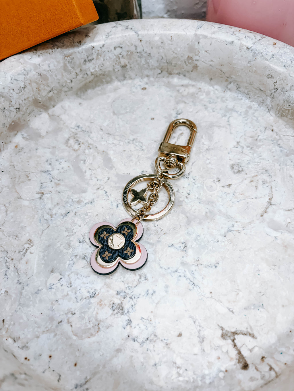 Louis Vuitton Blooming Flowers Keychain & Bag Charm