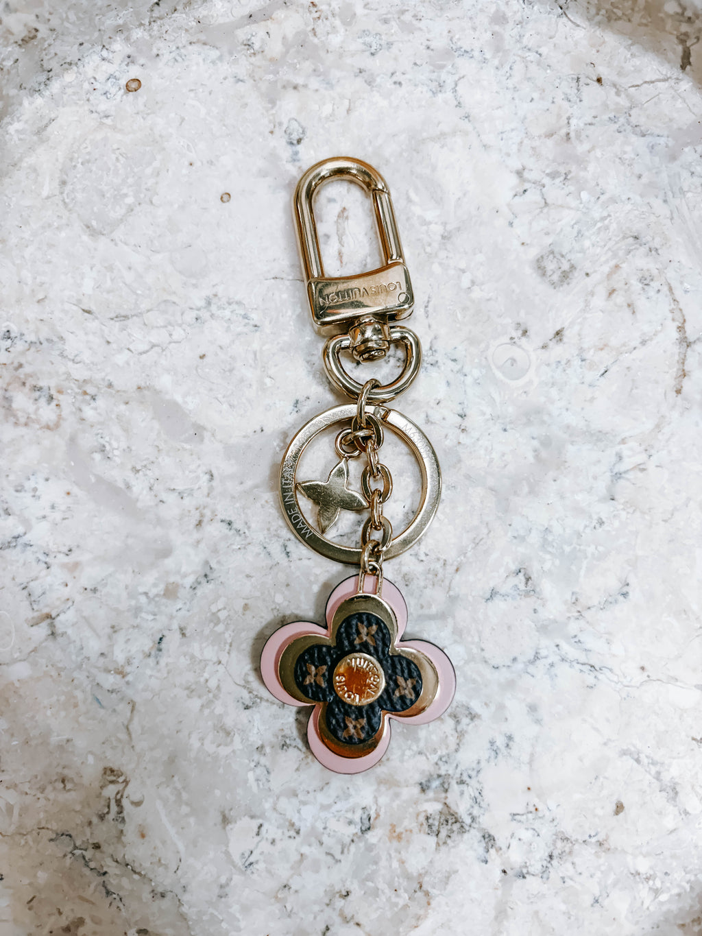 Louis Vuitton Blooming Flowers Keychain & Bag Charm