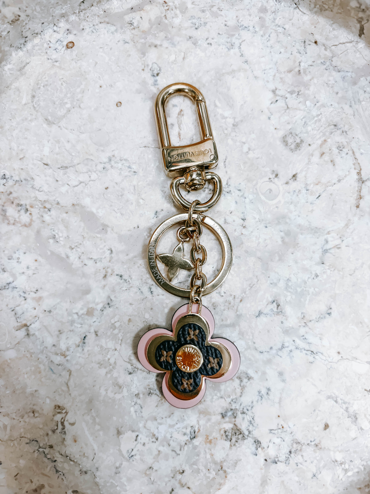 Louis Vuitton Blooming Flowers Keychain & Bag Charm