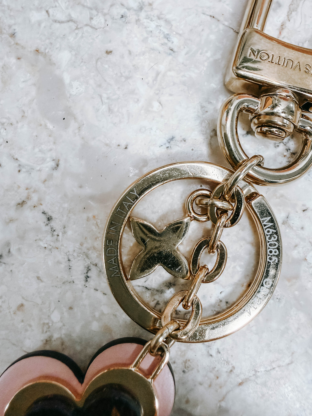 Louis Vuitton Blooming Flowers Keychain & Bag Charm