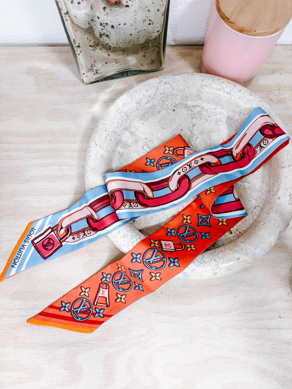 Louis Vuitton Silk Bandeau Scarf