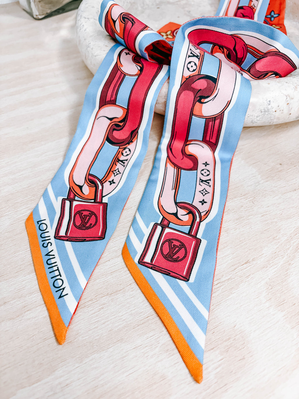 Louis Vuitton Silk Bandeau Scarf
