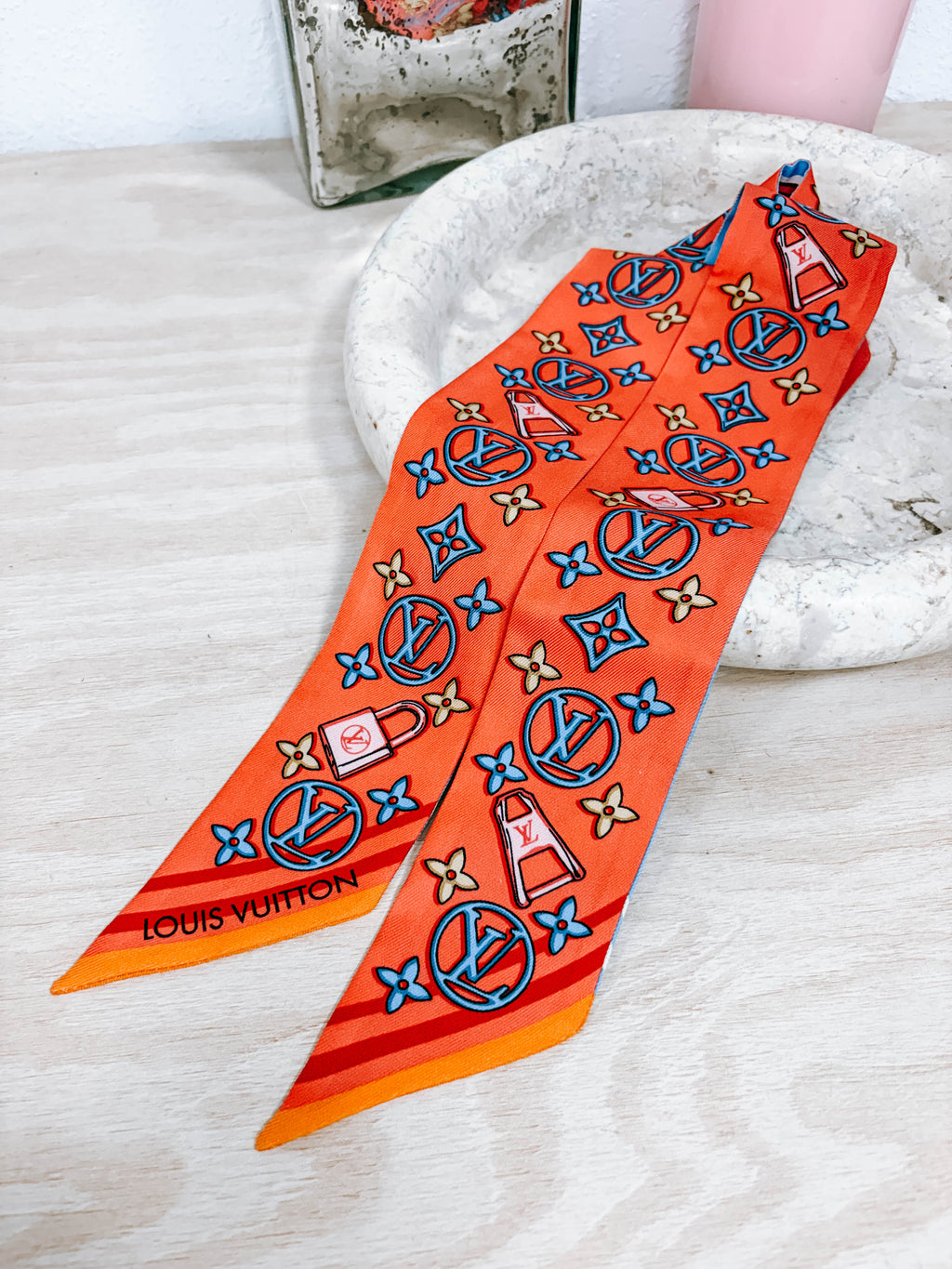 Louis Vuitton Silk Bandeau Scarf