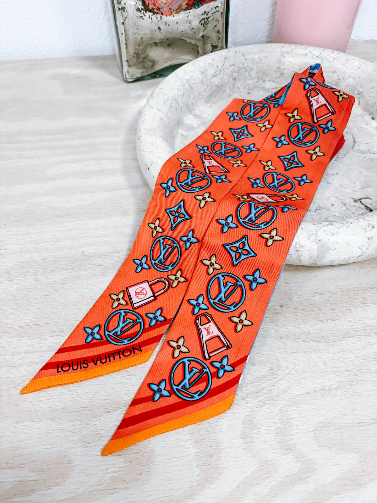 Louis Vuitton Silk Bandeau Scarf