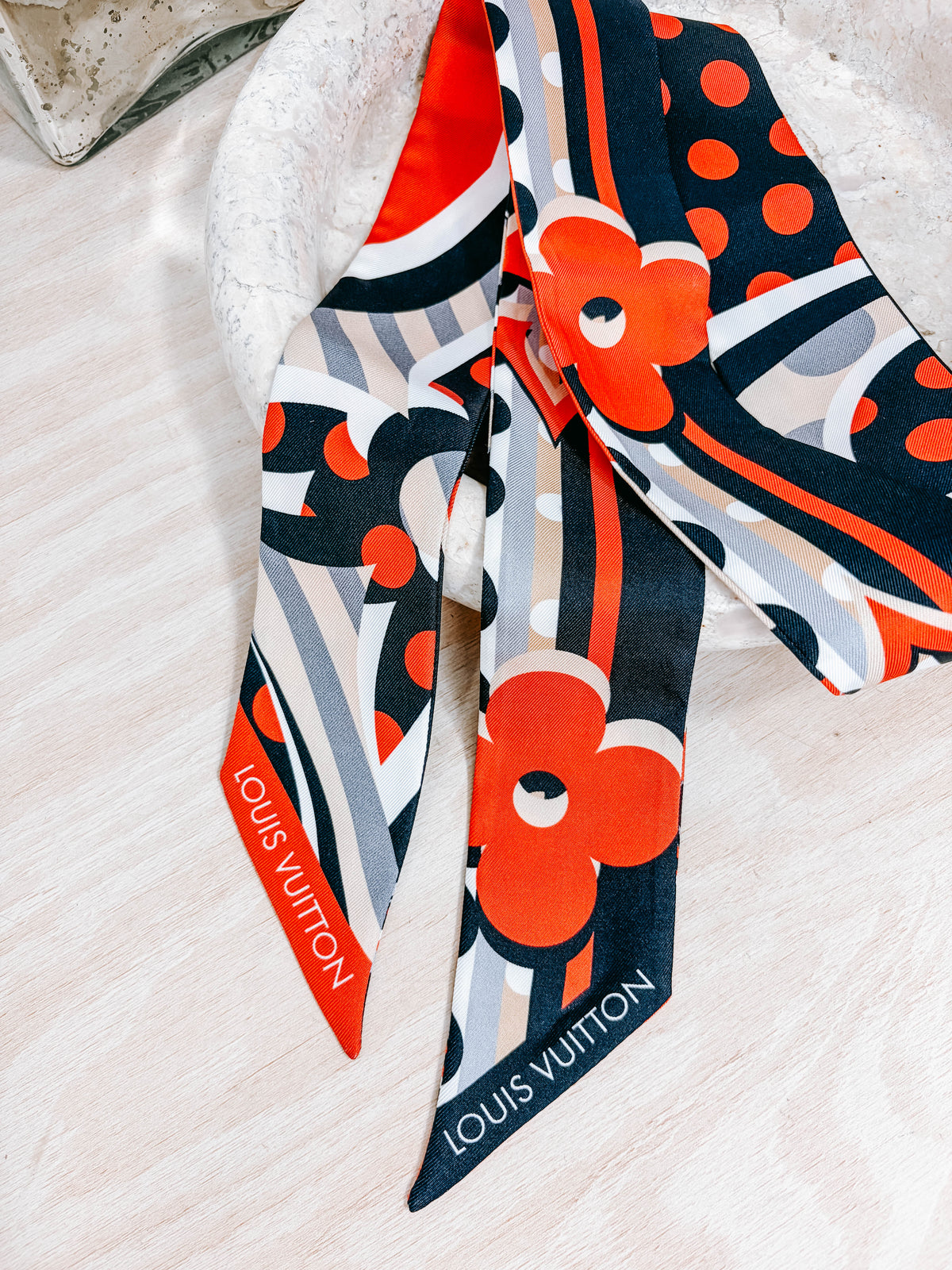 Louis Vuitton Silk Bandeau Scarf
