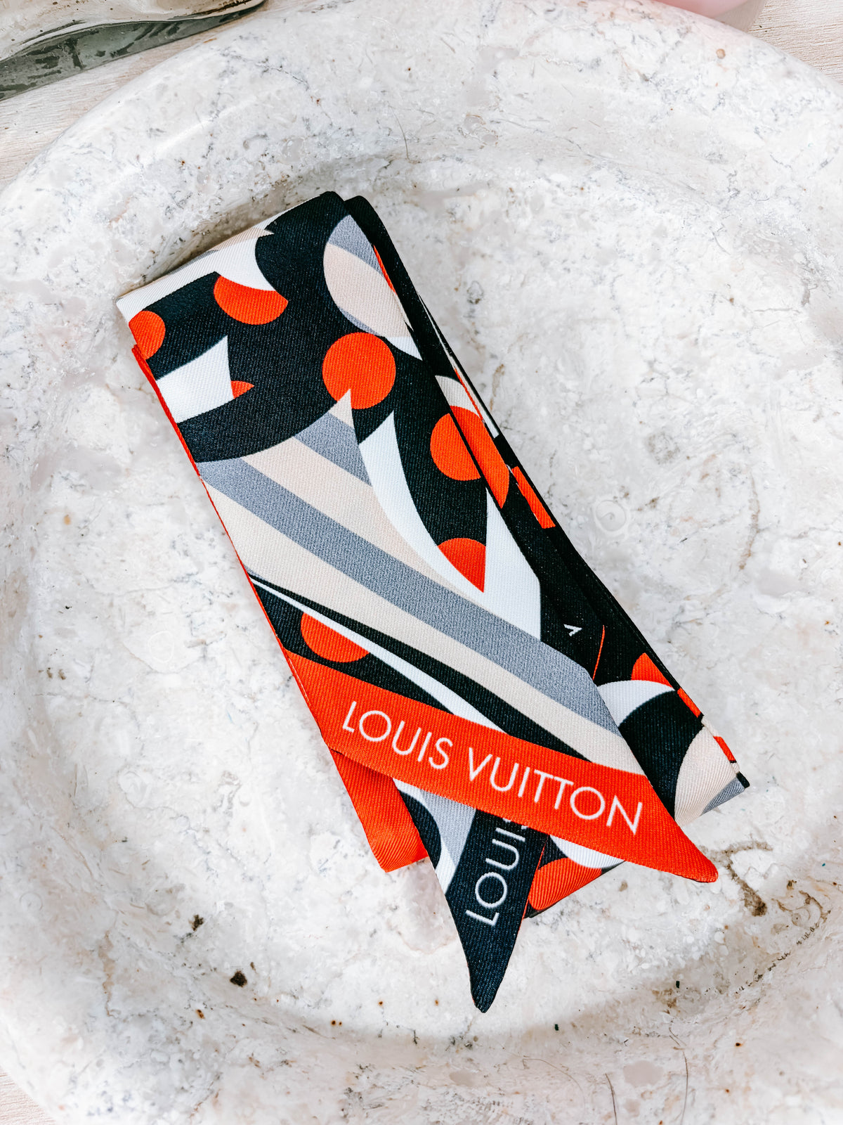 Louis Vuitton Silk Bandeau Scarf