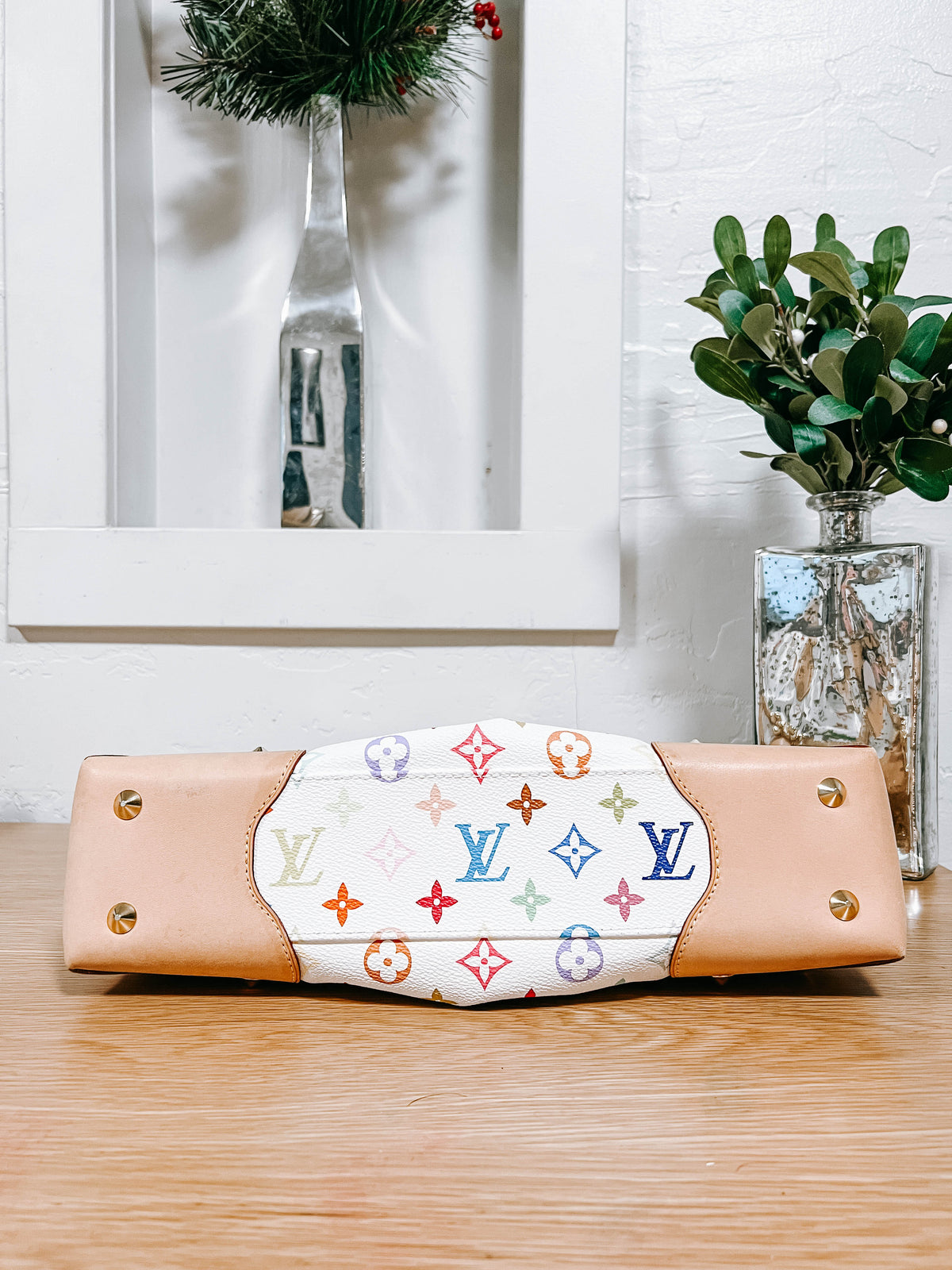 Louis Vuitton Murakami White Multicolor Judy MM