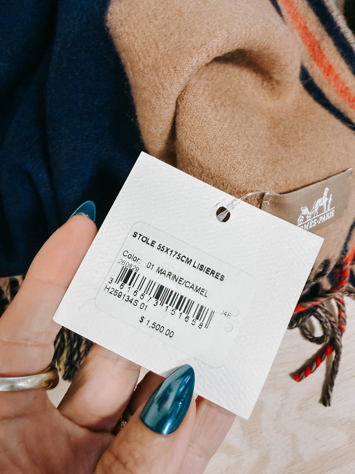 Pre-Owned Hermès Lisières Stole – BNWT