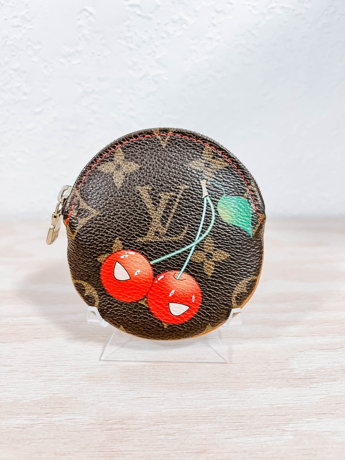 Louis Vuitton Murakami Cherry Round Coin Pouch
