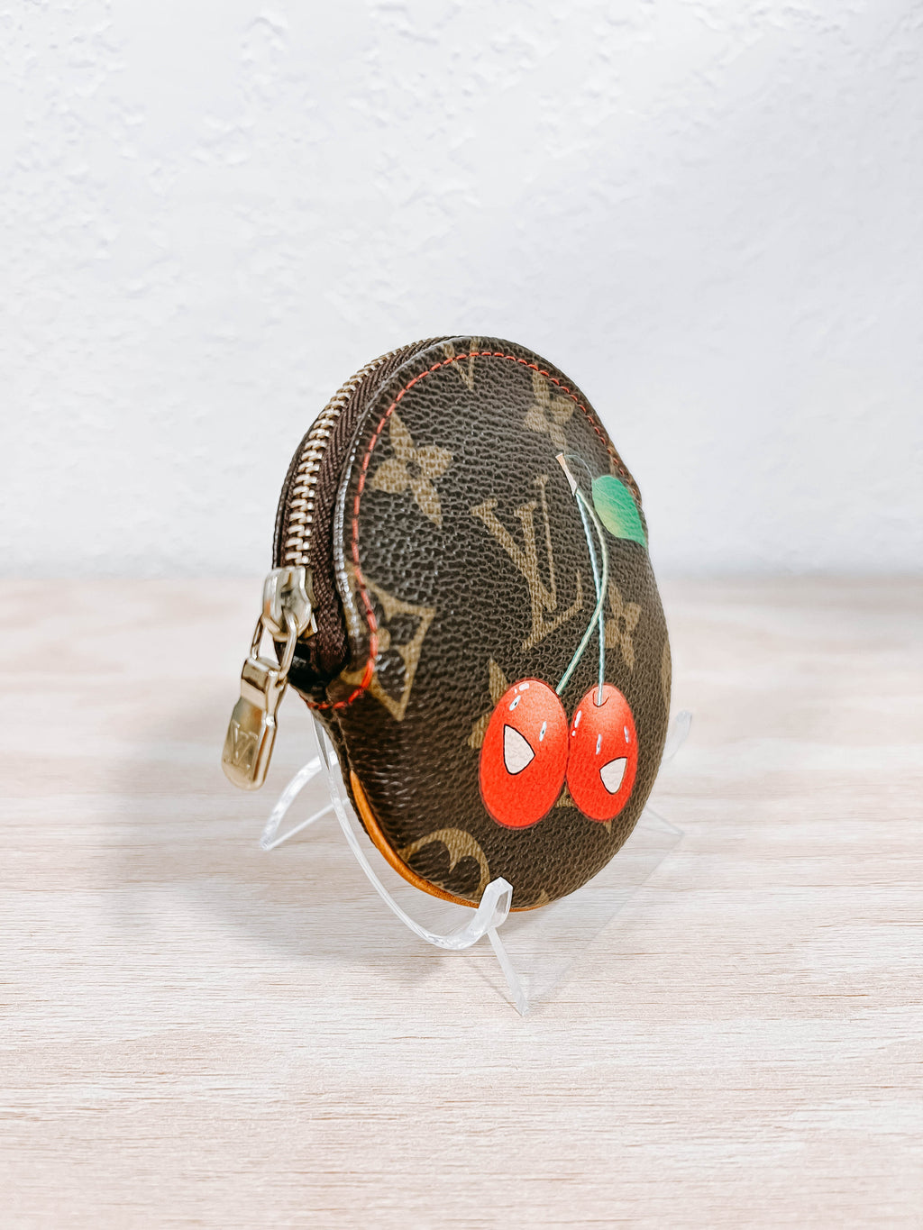 Louis Vuitton Murakami Cherry Round Coin Pouch