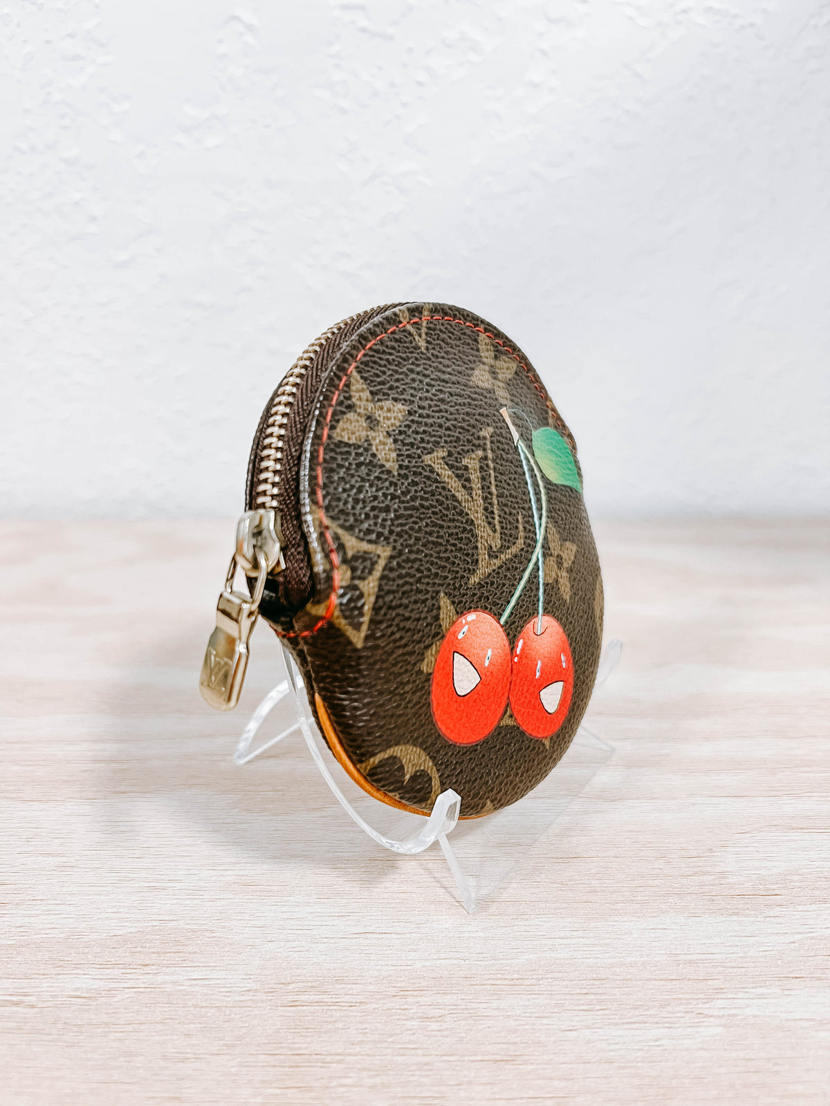 Louis Vuitton Murakami Cherry Round Coin Pouch